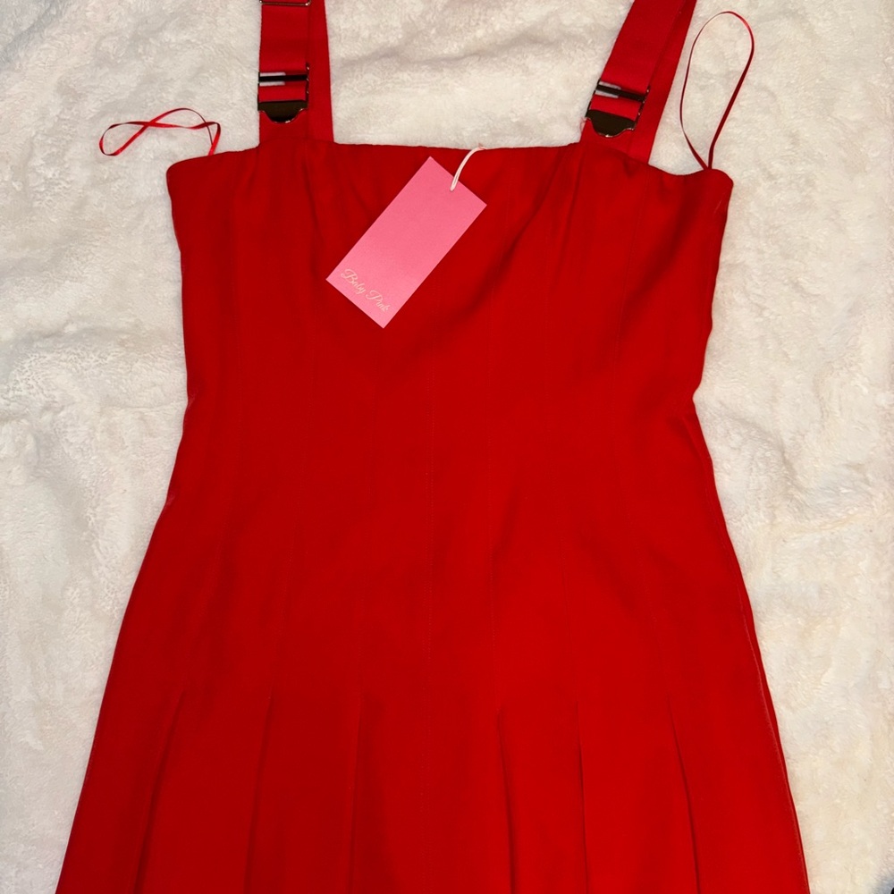 Red Sleeveless Dress